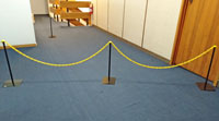 Crowd Controller Indoor - 2-Bay Steel Base